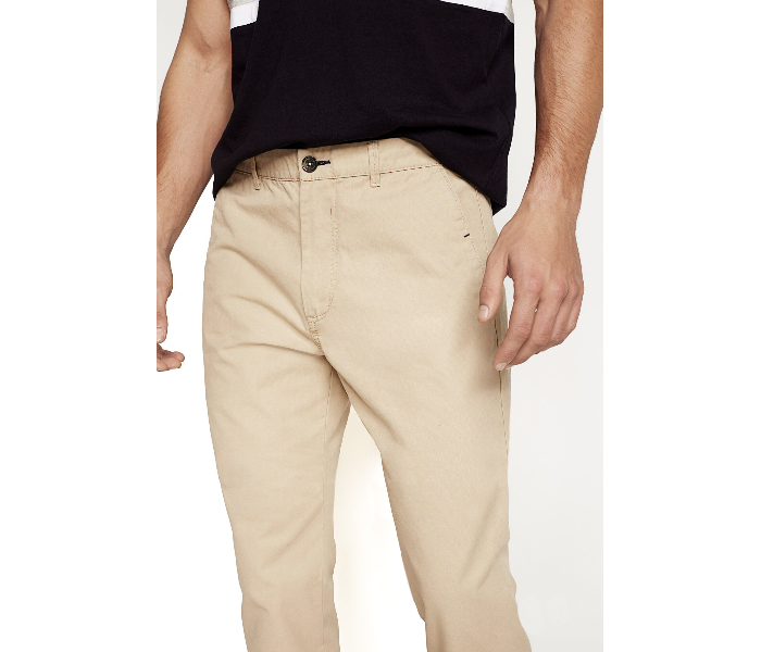 Springfield 155345351 Size 38 Chinos for Men - Beige - Zoom Image 2