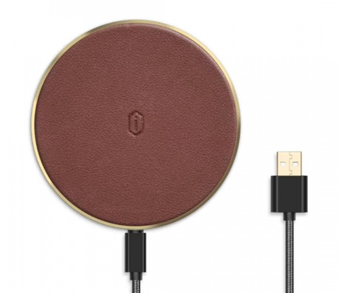 WiWU QC100 Quantus Wireless Charger - Brown - Zoom Image