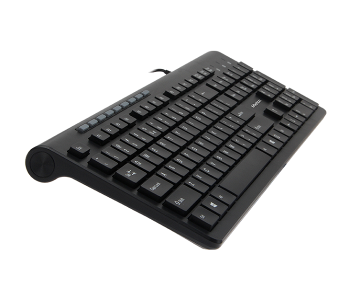 Meetion MT-K842M Ultra Thin Multi-Media Keyboard -Black - Zoom Image 3