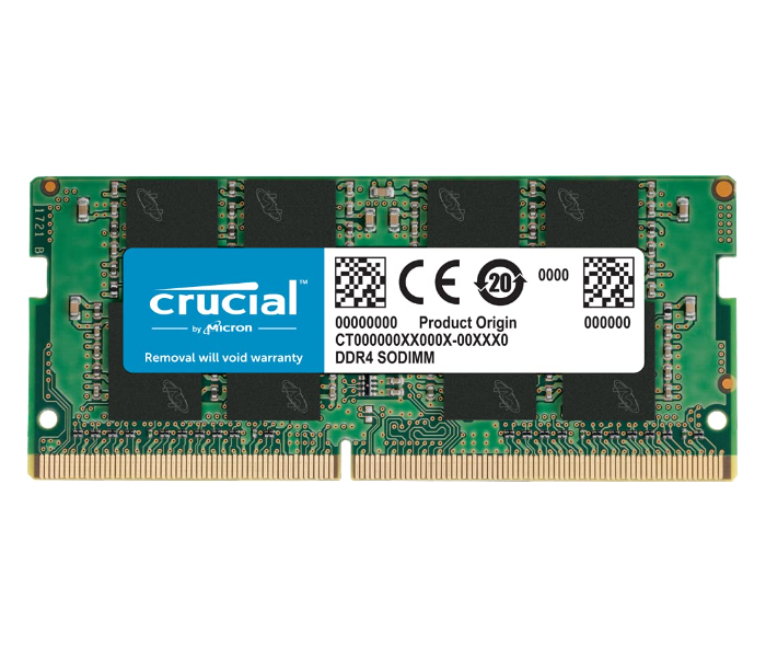 Crucial 8GB DDR4 3200 SODIMM Laptop Memory RAM - Zoom Image 1