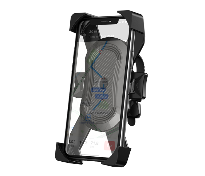 Wiwu PL800 Universal Mobile Holder for Bicycle Motorcycle - Black - Zoom Image 1