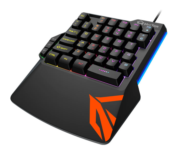 Meetion MT-KB015 One-Handed Gaming Keyboard -Black - Zoom Image 2