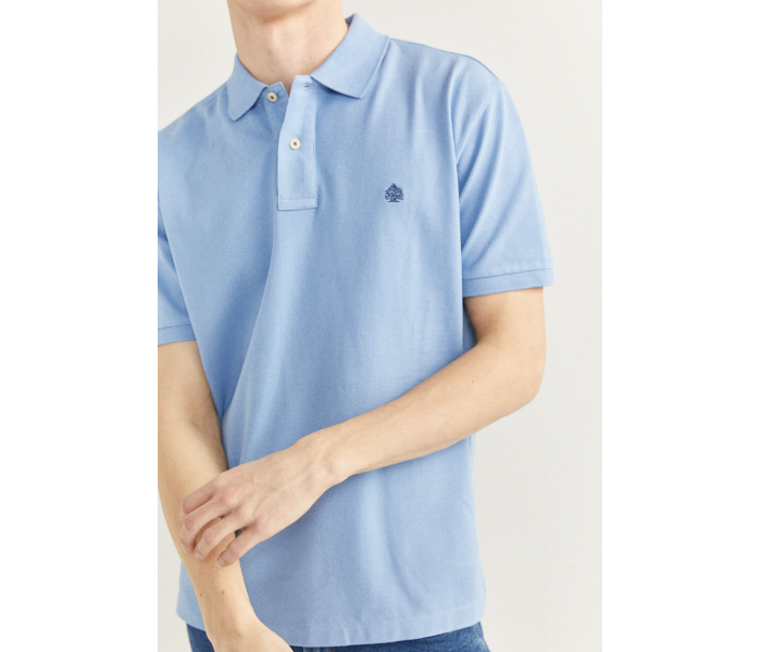 Springfield 855102215 Small Basic Polo Shirt for Men - Light Blue - Zoom Image 2