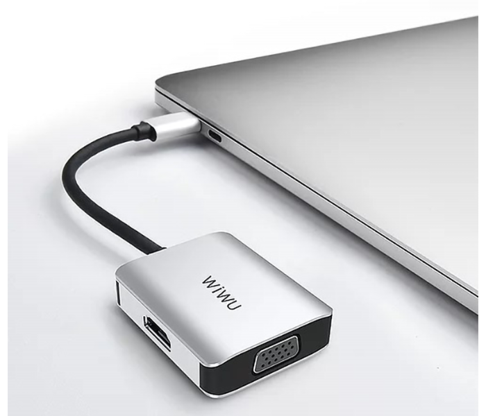 Wiwu A20VHG Alpha 2 In 1 USB-C Hub A20Vh - Grey - Zoom Image 1