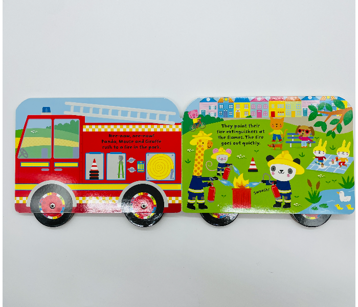 Babys Very First Fire Engine Book Published by Usborne - Zoom Image 5