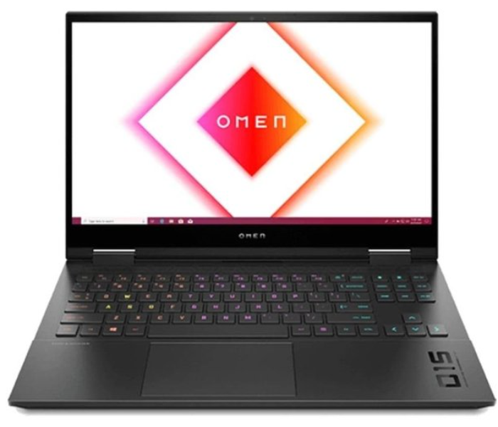 HP OMEN Laptop 15-en1002ne 394R9EA 15.6 Inch AMD Ryzen 9 5900HX Processor 16GB RAM 1TB SSD 8GB NVIDIA GeForce RTX 3070 Graphics Windows 10 -Black - Zoom Image 1