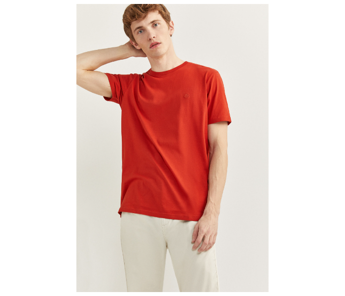 Springfield 712204768 Medium Basic T-Shirt for Men - Red - Zoom Image 1