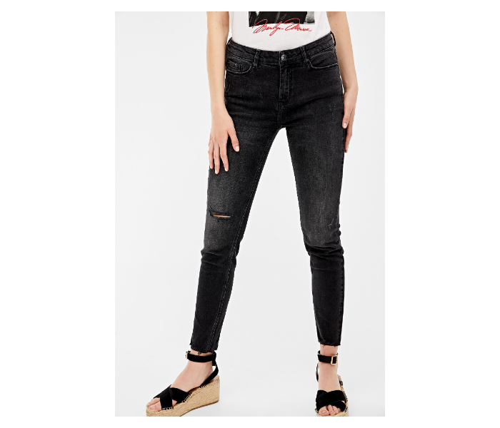 Springfield 682672501 Size 36 Denim for Women - Black - Zoom Image 2