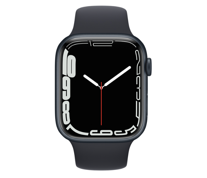 Apple Watch Series 7 GPS and Cellular 45mm Midnight Aluminum Case with Sport Band - Zoom Image 2