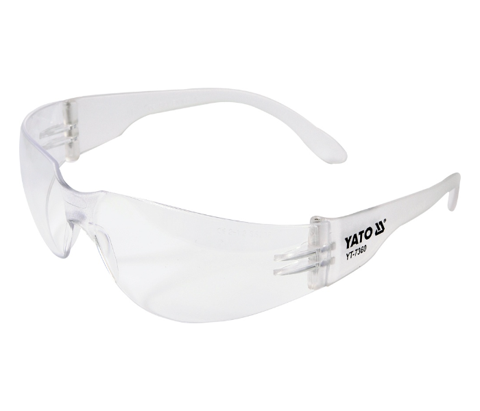 Yato YT-7360 Polycarbonate Safety Glass - White - Zoom Image 1