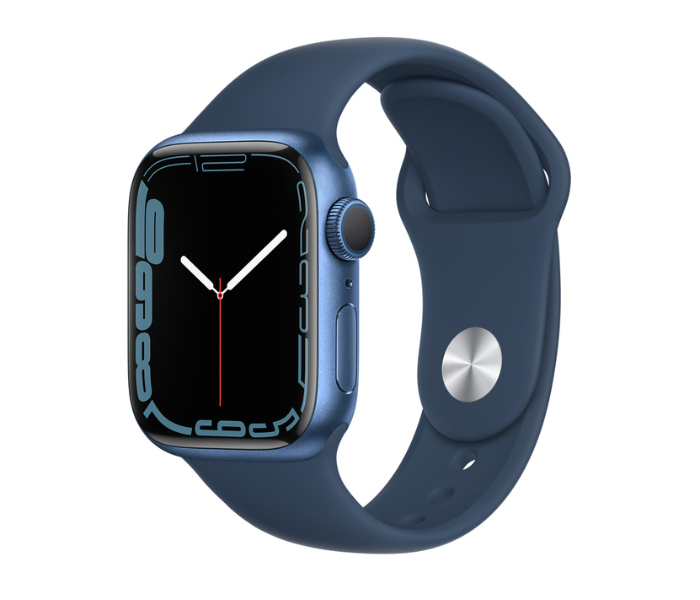 Apple Watch Series 7 GPS 41mm Abyss Blue Aluminum Case with Sport Band - Zoom Image 1