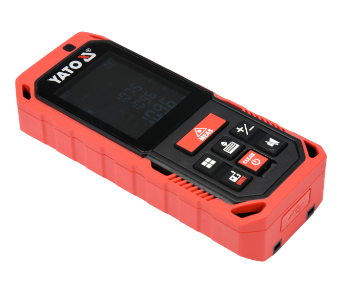 Yato YT-73127 60 Meter Laser Distance Meter - Black and Red - Zoom Image 3