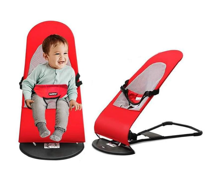 Baby Balance Bouncer with Adjustable Seat Belt - Red - Zoom Image