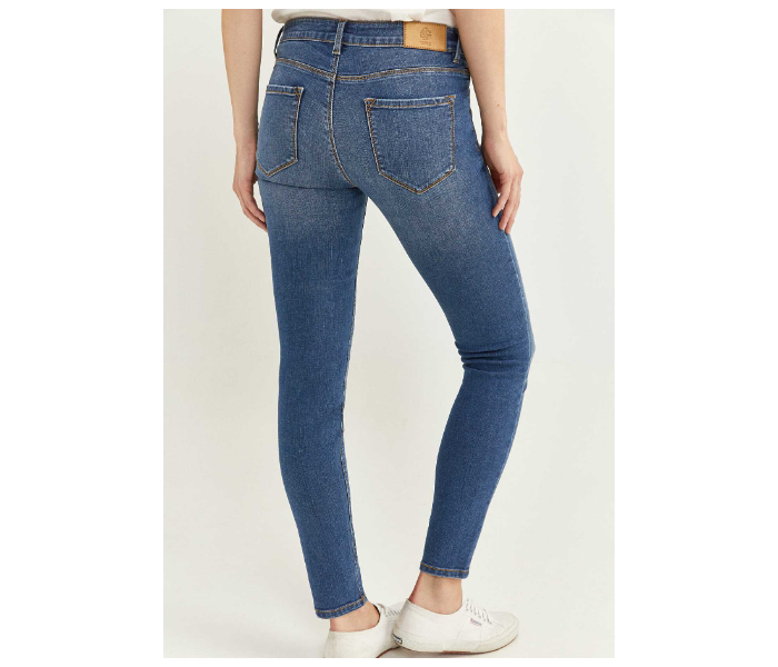 Springfield 684823014 Size 36 Basic Jeans for Women - Medium Blue - Zoom Image 3