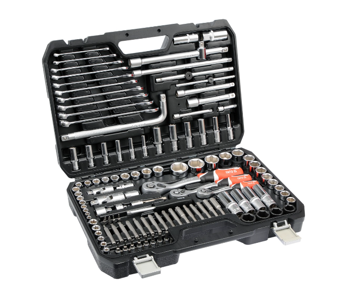 Yato YT-38872 128 Piece Cr-V Steel Socket Set - Grey - Zoom Image 2