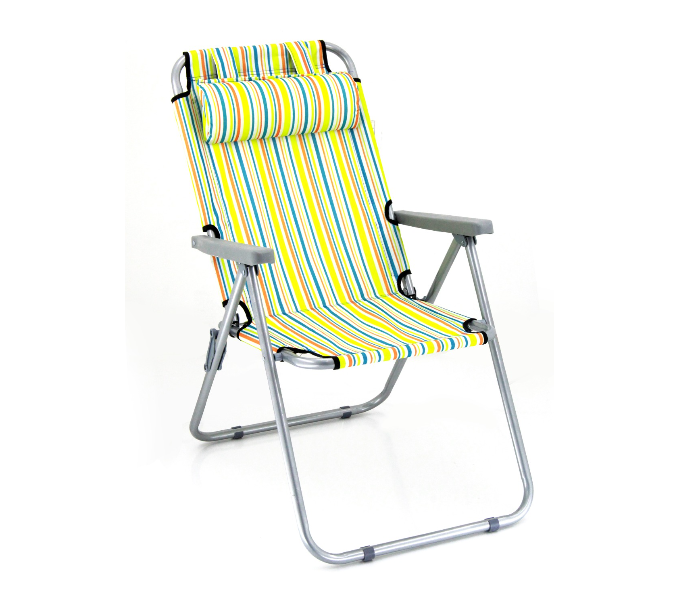 Gitco 8017-S Oxford Cloth Foldable Camping Chair - Yellow - Zoom Image 1