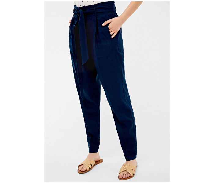 Springfield 683688716 Size 40 Cotton Pant for Women - Blue - Zoom Image