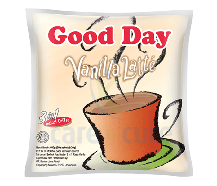 Good Day 66309 20  gm 3 In 1 30 Sachet Vanilla Instant Coffee - Zoom Image