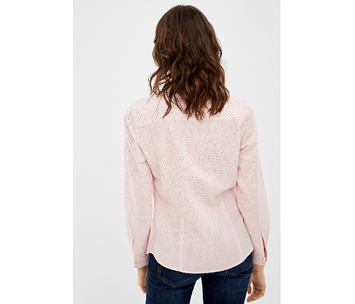 Springfield 679624970 Size 34 Long Sleeve Blouse for Women - Pink - Zoom Image 3