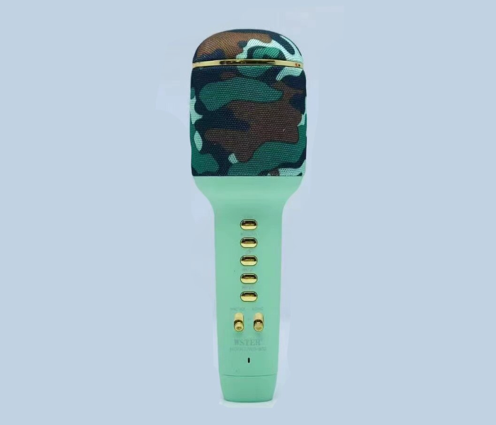 WSTER WS-900 Wireless Kids Karaoke Microphone with Speaker - Camouflage - Zoom Image