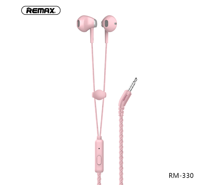 Remax RM-330 Bracelet Wired Earphone - Pink - Zoom Image 1