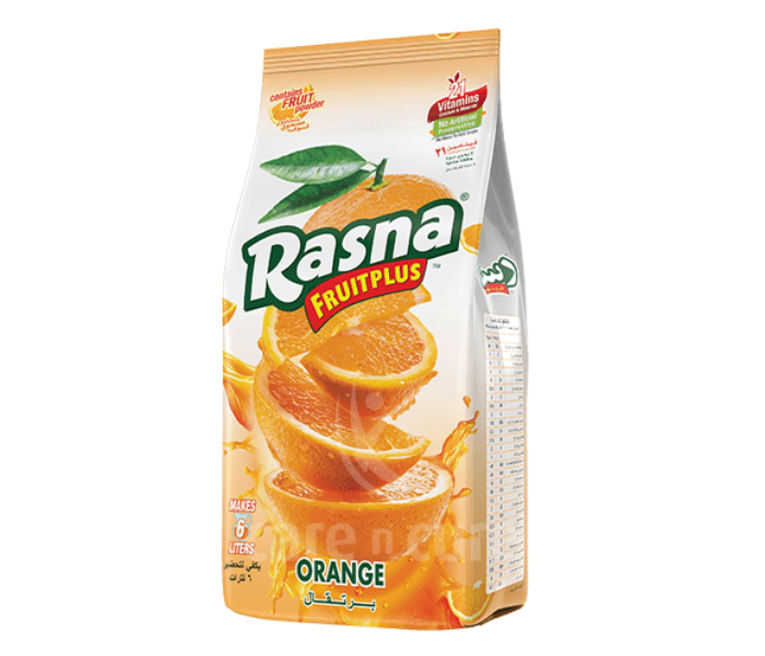 Rasna 65228 750 gm Orange Flavour Insta Refill Pouch - Zoom Image