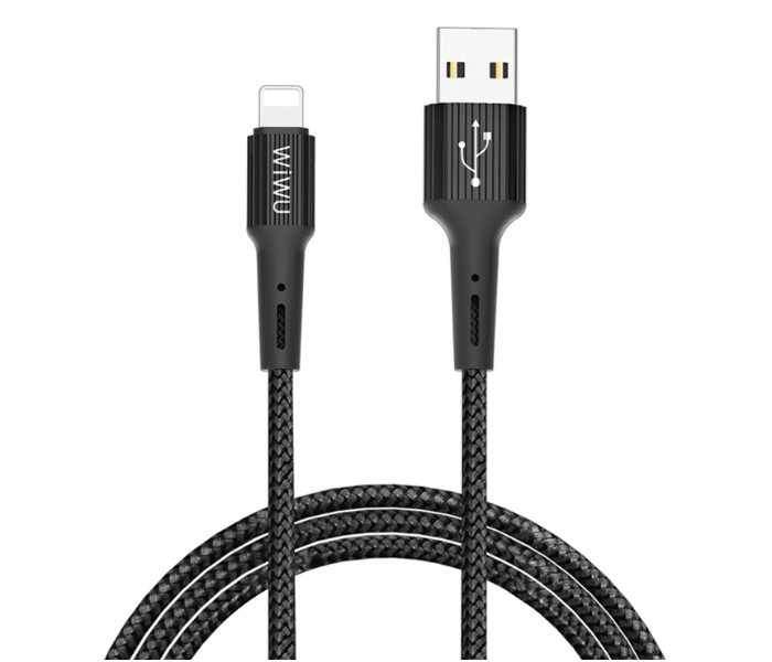 Wiwu G3012MB Gear Charging and Sync Cable Lightning - Black - Zoom Image