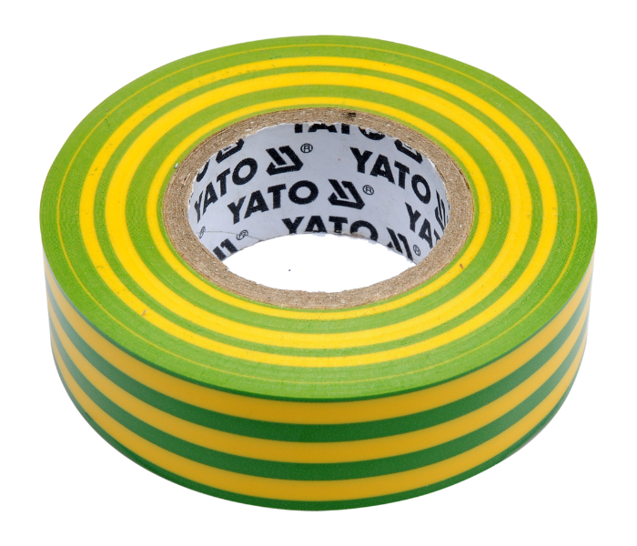 Yato YT-81655 20 Meter PVC Electrical Insulation Tape - Green and Yellow - Zoom Image 1