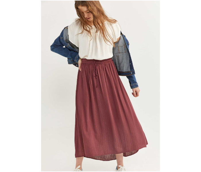 Springfield 688707468 Small Skirt for Women - Wine - Zoom Image 1