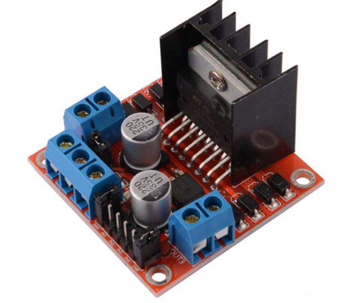 Motor Drive L298N Dual Controller Board Module -Red And Black - Zoom Image 2