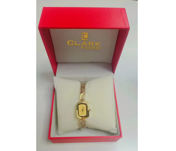 Clark Ford CW11521 Desire Metal for Analog Watch Women -Gold - Zoom Image