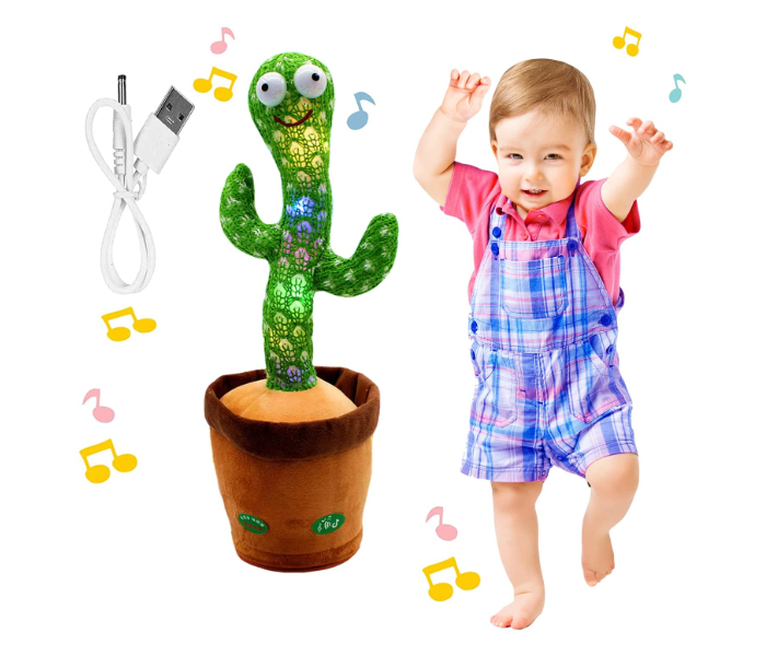 Dancing Cactus Toy for Kids - Green - Zoom Image 1