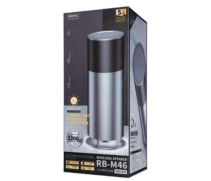 Remax RB-M46 Minsi Series 5W Wireless Desktop Speaker - Blue - Zoom Image 3