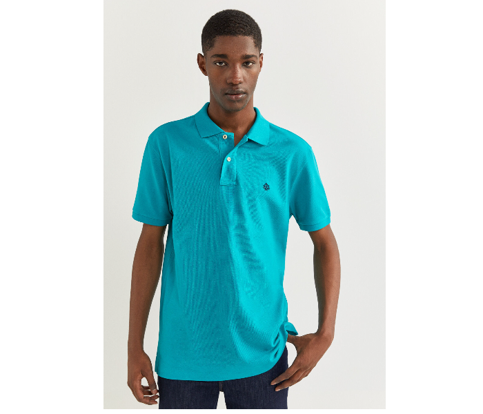 Springfield 855102280 Small Basic Polo Shirt for Men - Blue - Zoom Image 1