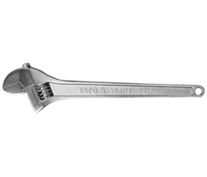 Yato YT-2177 18 Inch Adjustable Wrench - Silver - Zoom Image