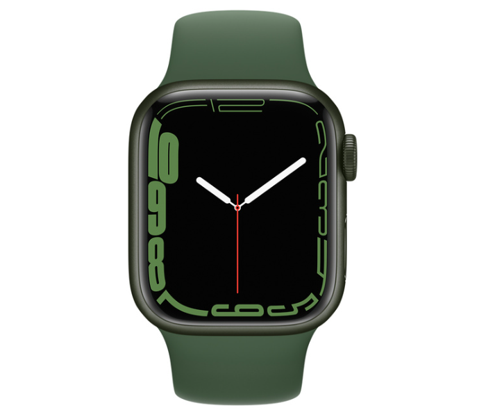 Apple Watch Series 7 GPS and Cellular 41mm Green Aluminum Case with Sport Band - Zoom Image 2