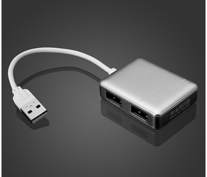 Siyoteam SY-H20 4-Port USB 2.0 Hub - Silver - Zoom Image