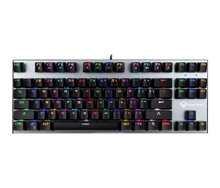 Meetion MT-MK04 RGB 87 Keys Mechanical Gaming Keyboard -Black - Zoom Image 1