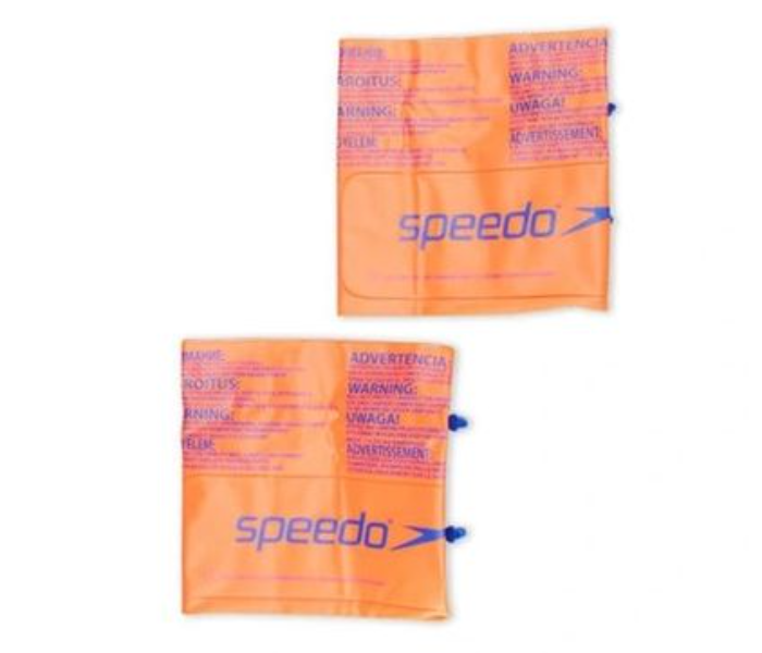 Speedo Stage 2 Swimming Roll Up Inflatable Armbands For Kids -Orange - Zoom Image 3