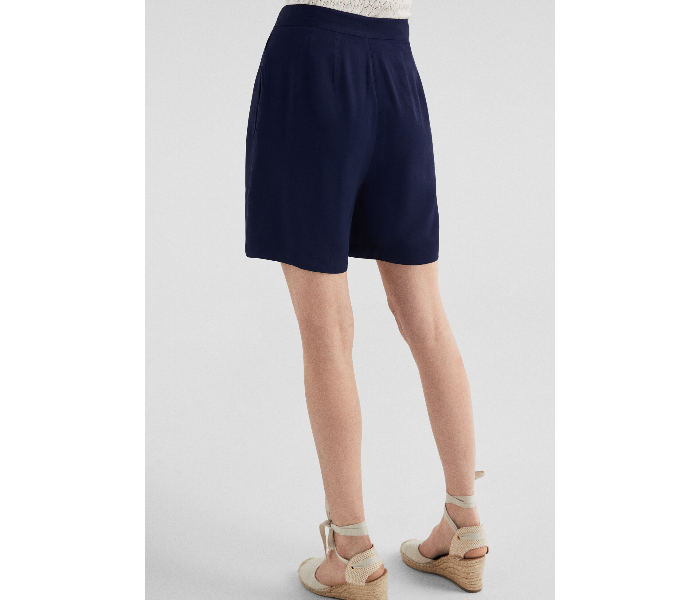 Springfield 685506716 Size 38 Mid-Rise Shorts for Women - Blue - Zoom Image 3