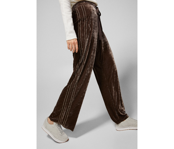 Springfield 683426434 Medium Cotton Pant for Women - Tan - Zoom Image 3