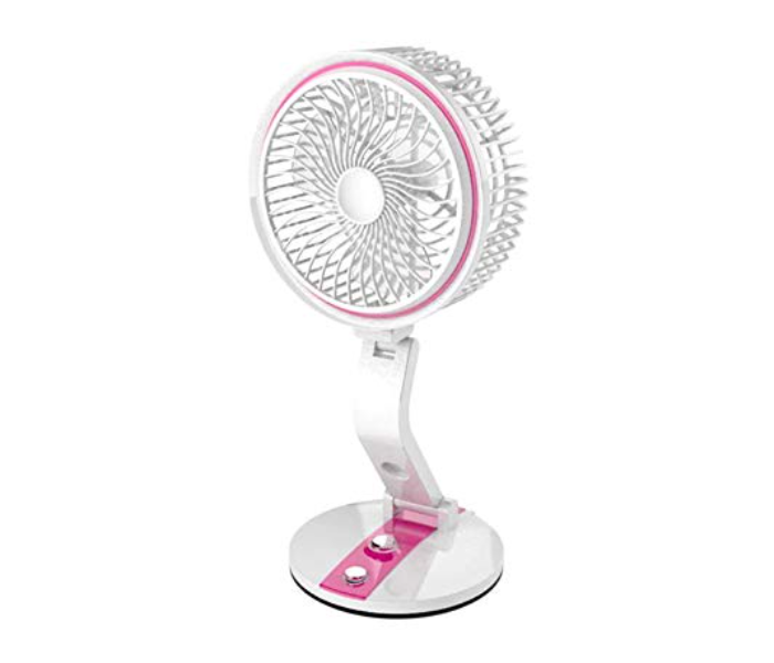 Multifunction Rechargeable Fan with Powerful LED Light and AC Power Charging Port - Zoom Image 1