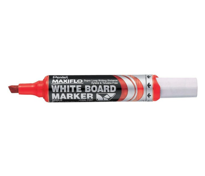 Maxiflo White Board Chisel Tip Marker - Red - Zoom Image 1