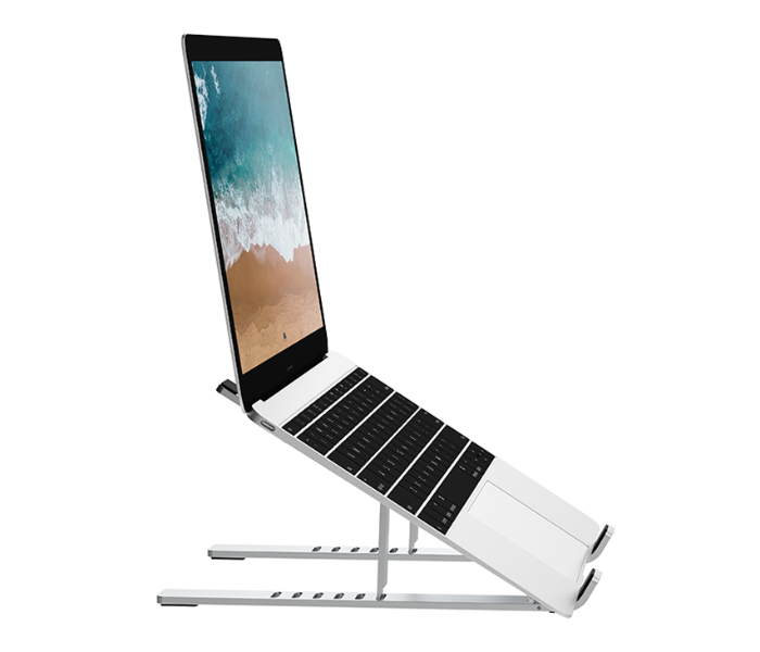 Wiwu S400S Adjustable Laptop Stand - Silver - Zoom Image 1