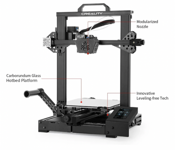 Creality CR-6 SE 3D Printer -Black - Zoom Image 2