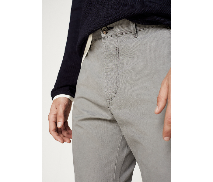 Springfield 155345344 Size 36 Chinos for Men - Grey - Zoom Image 2