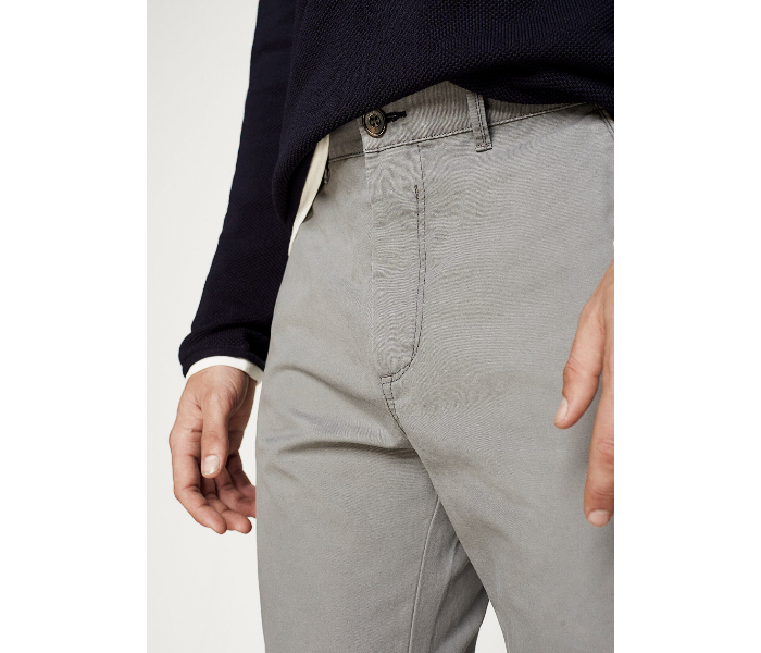 Springfield 155345344 Size 38 Chinos for Men - Grey - Zoom Image 2