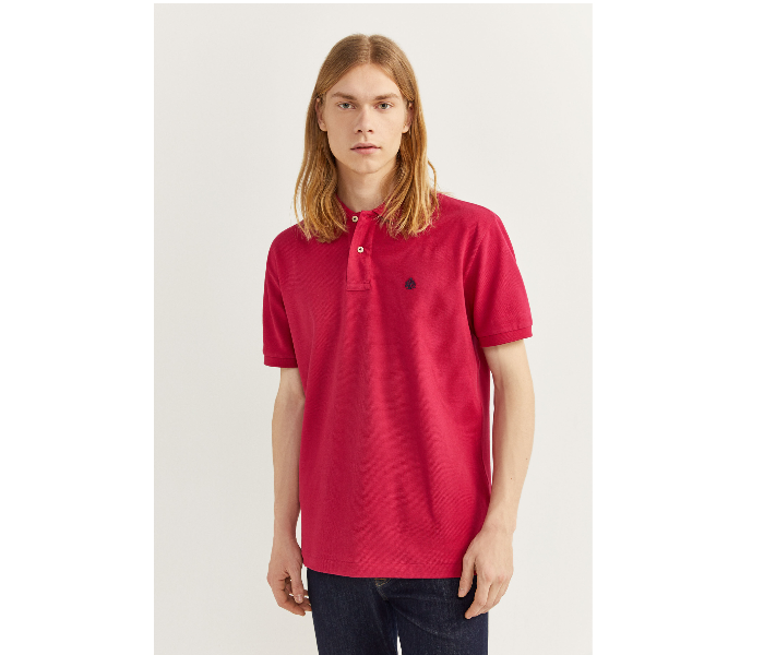 Springfield 855104974 Large Basic Polo Shirt for Men - Fuchsia - Zoom Image 1