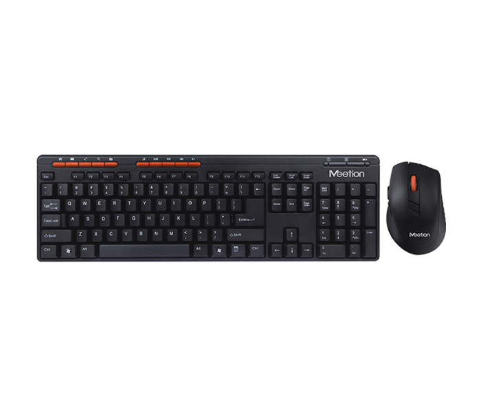 Meetion MT-4100  Wireless Keyboard And Mouse Combo -Black - Zoom Image 1