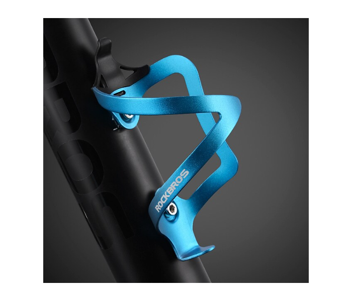 Rock Bros Aluminuim Bicycle Bottle Holder -Blue - Zoom Image 2